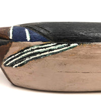 Vintage Folk Art Wood Duck Signed H. Sloan, Maine