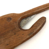 Fabulous Old Carved Swordfish Letter Opener with Blade