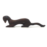 Curious Carved Weasel (I think!) with Nibbled Nose