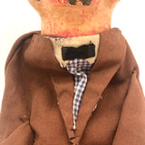 Handmade Punch and Judy 1930s "Neighbor" Hand Puppet