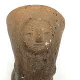 Old Clay Pipe Bowl with Face and Legs, Presumed Native American