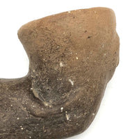 Old Clay Pipe Bowl with Face and Legs, Presumed Native American