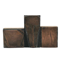 Set of Three Old Copper Printers Blocks from Sears Catalog or Similar