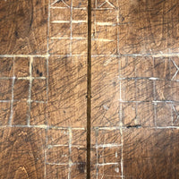 Super Primitive Antique Parcheesi Make Do Game Board