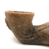 Old Clay Pipe Bowl with Face and Legs, Presumed Native American