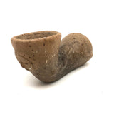 Old Clay Pipe Bowl with Face and Legs, Presumed Native American