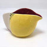 Cheerful Handmade Lemon Yellow Pottery Creamer