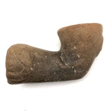 Old Clay Pipe Bowl with Face and Legs, Presumed Native American