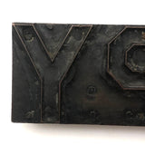 Terrific Old COPY Printing Block