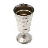 Art Deco Napier Squeeze and Release Silver Plate Jigger