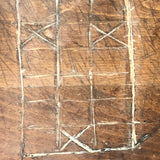 Super Primitive Antique Parcheesi Make Do Game Board