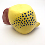 Cheerful Handmade Lemon Yellow Pottery Creamer