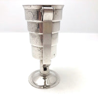 Art Deco Napier Squeeze and Release Silver Plate Jigger