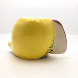 Cheerful Handmade Lemon Yellow Pottery Creamer