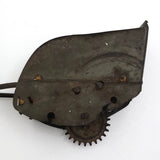 Rare Antique Black Americana Tin Toy Porter Pushing Wheelbarrow