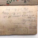 Grace’s 1880 Speller with Flowers Drawings and Handwritten Messages