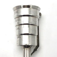 Art Deco Napier Squeeze and Release Silver Plate Jigger