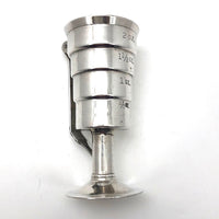 Art Deco Napier Squeeze and Release Silver Plate Jigger