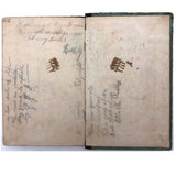 Grace’s 1880 Speller with Flowers Drawings and Handwritten Messages