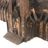 Wonderful Hand-carved Folk Art Cathedral with Iron Buttresses