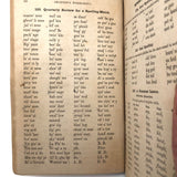 Grace’s 1880 Speller with Flowers Drawings and Handwritten Messages