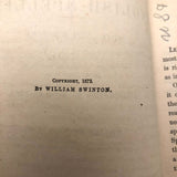 Grace’s 1880 Speller with Flowers Drawings and Handwritten Messages