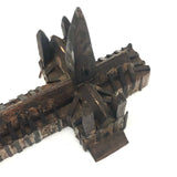 Wonderful Hand-carved Folk Art Cathedral with Iron Buttresses