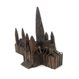 Wonderful Hand-carved Folk Art Cathedral with Iron Buttresses