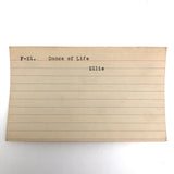 Set of 21 Graphite Drawings of Hand Guns on Card Catalog Index Cards