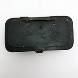Dark Green Vintage Metal Mesh Live Bait Cage Box