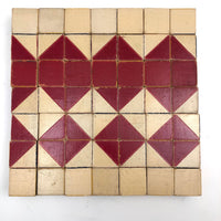 Great Old Color Cubes Set of 49 Blocks with Handmade Cigar Box Holder