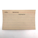 Set of 21 Graphite Drawings of Hand Guns on Card Catalog Index Cards