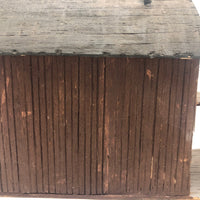 Small Handmade Balsa Wood House with Porch