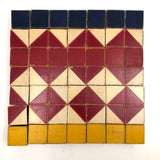 Great Old Color Cubes Set of 49 Blocks with Handmade Cigar Box Holder