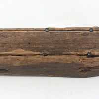 Primitive Antique Whittled Uncle Sam Figure in Coffin