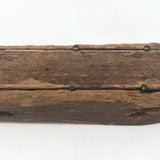 Primitive Antique Whittled Uncle Sam Figure in Coffin