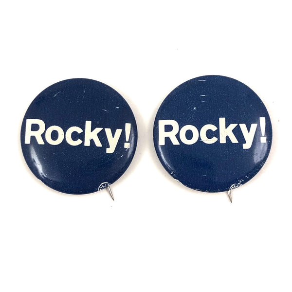 Rocky! Pinbacks (Nelson Rockefeller Presidential Campaign Buttons), Sold Individually