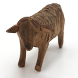 Little Black Forest Swiss Hand-carved Wooden Lamb