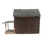 Small Handmade Balsa Wood House with Porch