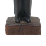 Wonderful Old Hand-carved, Painted Man with Glasses