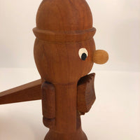 Mid-Century Wooden Nutcracker Man