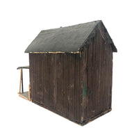 Small Handmade Balsa Wood House with Porch