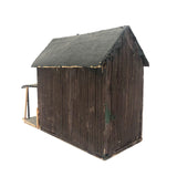 Small Handmade Balsa Wood House with Porch
