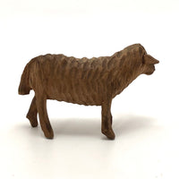 Little Black Forest Swiss Hand-carved Wooden Lamb
