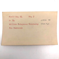 Set of 21 Graphite Drawings of Hand Guns on Card Catalog Index Cards