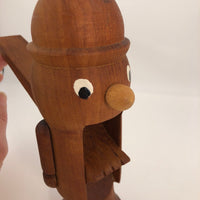 Mid-Century Wooden Nutcracker Man