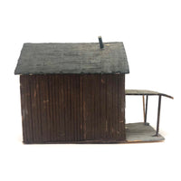 Small Handmade Balsa Wood House with Porch