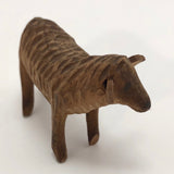 Little Black Forest Swiss Hand-carved Wooden Lamb