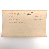 Set of 21 Graphite Drawings of Hand Guns on Card Catalog Index Cards