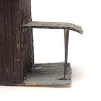 Small Handmade Balsa Wood House with Porch